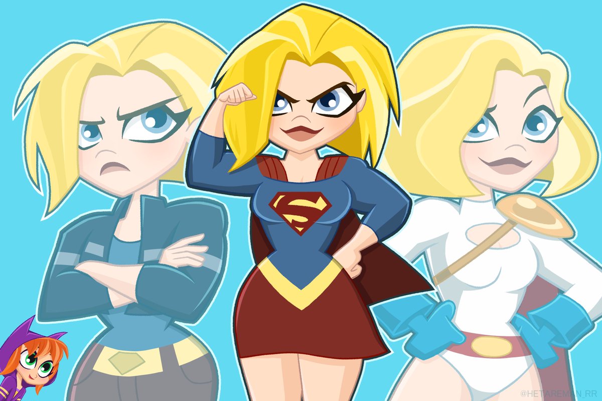 Super Girl Kara Danvers Dcshgのスーパーガー Hetaremanのイラスト