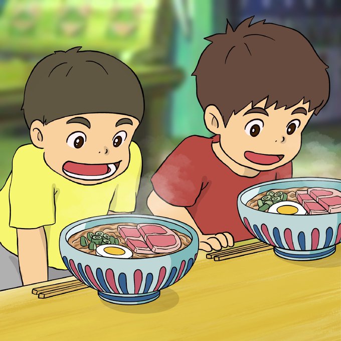 ポニョのラーメンのtwitterイラスト検索結果