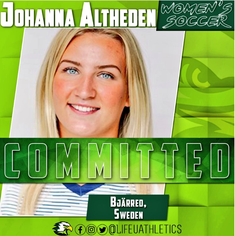 LifeUWSOC's tweet photo. 🖊️ Johanna Altheden
🇸🇪 Sweden 
⚽ Midfielder
👕 Lincoln Memorial University
🦅 2021 
#ninetyplus https://t.co/RT1p1px3Tp