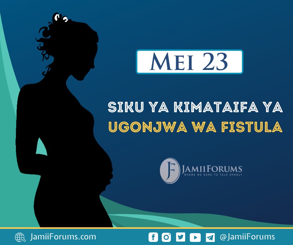 JamiiForums's tweet image. Fistula ni shimo ambalo hutokea katikati ya Kibofu cha mkojo na Uke au katikati ya njia ya haja kubwa na Uke wa Mwanamke aliyejifungua kwa shida

Shimo hutokea pale kichwa cha #Mtoto kinapokuwa kikubwa kuliko njia ya Uzazi na kusababisha madhara kwa Mama

#FistulaObstetrica