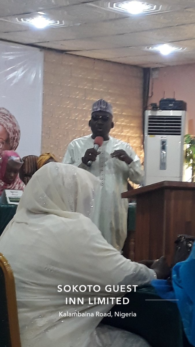 Basheerbeebs's tweet photo. Alhaji Kabiru Aliyu Ajiyan Gagi is delivering a welcome address at the #MTDI interactive Session. Organised by @MariyaATambuwal https://t.co/Fo40F9lK0N