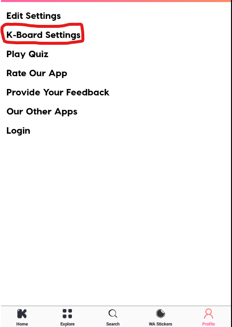 rcv23's tweet photo. @batOfIndia Hey Batman, we released Kulfy Keyboard for power users like you. On Kulfy App, please go to Profile -> Settings to enable the Keyboard and you would be able to share GIFs in any app. Please let me know if you need more help. https://t.co/1wWI824LIW