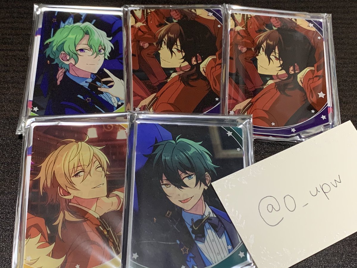 0_upw's tweet photo. 【交換 譲渡】
あんさんぶるスターズ あんスタ 5周年 東急 アクスタ

譲：零2・日和・薫・敬人2・光2・みか・宗・紅郎2・友也・奏汰2・翠・スバル・桃李

求：ニキ

条件ツリー式で続きます→ https://t.co/Iu4sWggHpb