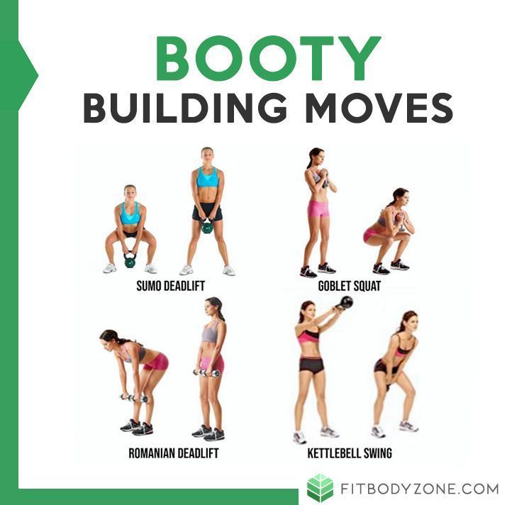 Try these simple booty building exercises 👌