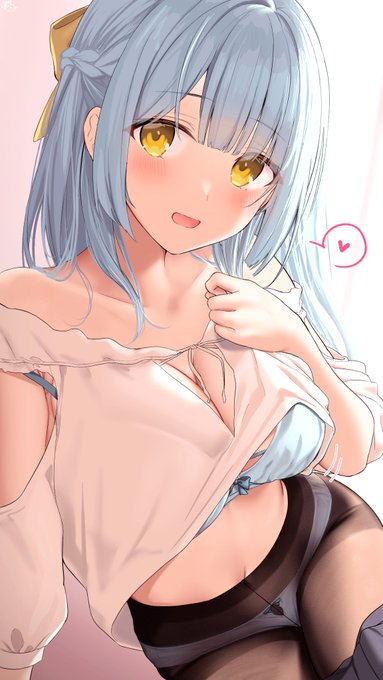 らくがき 青髪ちゃん 