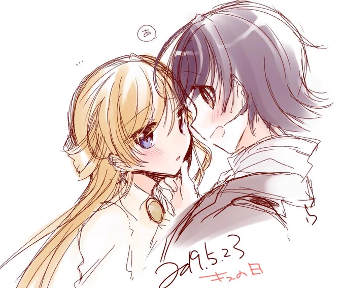 【再掲】リンナ警部ちゃん #キスの日