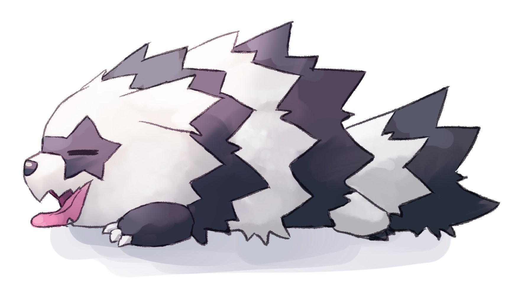 げそ ガラルジグザグマ ポケモンイラスト T Co Wrdbleecfa Twitter