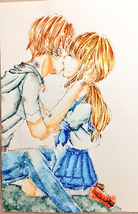 キスのtwitterイラスト検索結果