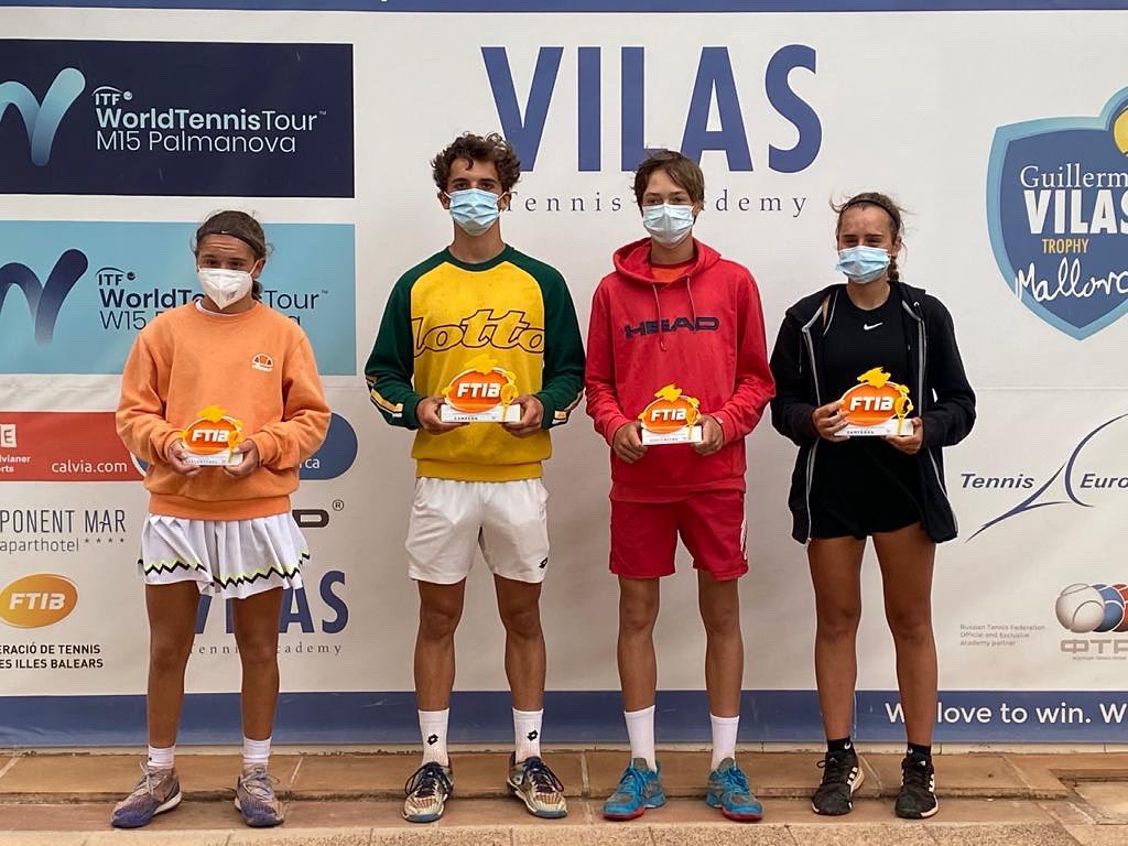 🏆 Cto. Baleares
🎾 U16
🏟 <a href="/vilasacademy/">Vilas Tennis Academy</a> 

🚺
🥇 Sara DOLS
🥈 Cristina DÍAZ

🚹
🥇 Felipe VIRGILI
🥈 Pavel LAGUTIN

👏🏼 ENHORABONA‼️
#FTIBteam