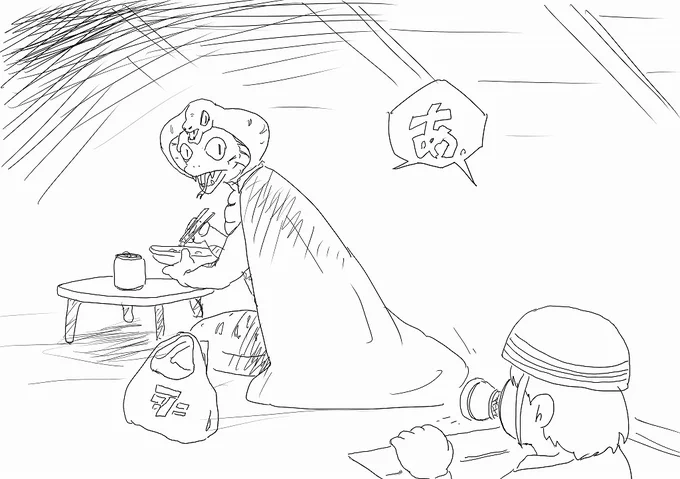時事ネタらくがき。
鮮度が命なので、バババッと描いたので、あちこち適当なのはご容赦を。
それにしても、人にも蛇にも被害がなくて良かったです。

#屋根裏で巨大蛇発見 #帝王ゴール #ゲッターロボ 