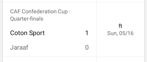 AfricaUnitedFUT's tweet photo. #AUFCAF | #AUFtag ⚽ ⬇️
Africa United Football 👇
Cotonsport de Garoua last 5 results:
#WDWDW
If this was to be calculated in a straight points ONLY system, it would mean
"11 out of 15 with no loss"
#TotalCAFCC #CAFCC
#CAFConfederationCup 🔽 https://t.co/BC7ftjlDqM