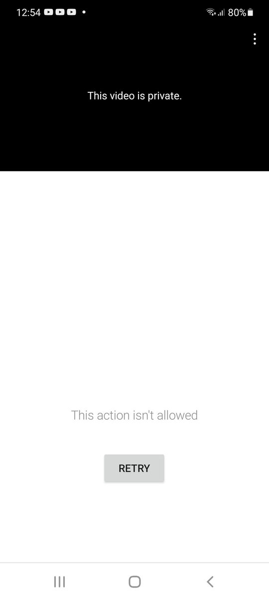 TwinVillans's tweet photo. @LetsTalk_FPL ???- in Ireland and unable to watch the Deadline Live Stream - 'The video is private - This action isn't allowed' ??? https://t.co/H5TFBcK8um