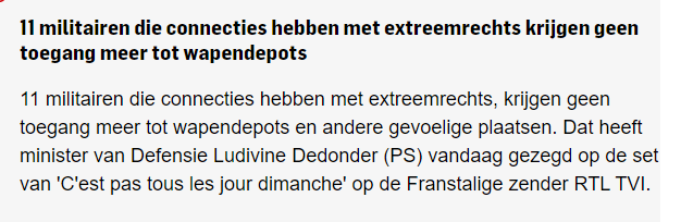 v_geuzen's tweet photo. dus gedurende jaren had #extreemrechts #terrorisme toegang tot militaire wapendepots (zoals Mariën in Dilsen voor zijn schietoefeningen) op vele plaatsen #jurgenconings eindelijk actie na al die jaren - ook toekomstige controles opzetten #protectarmy #protectpolice https://t.co/fc2OBKMieA