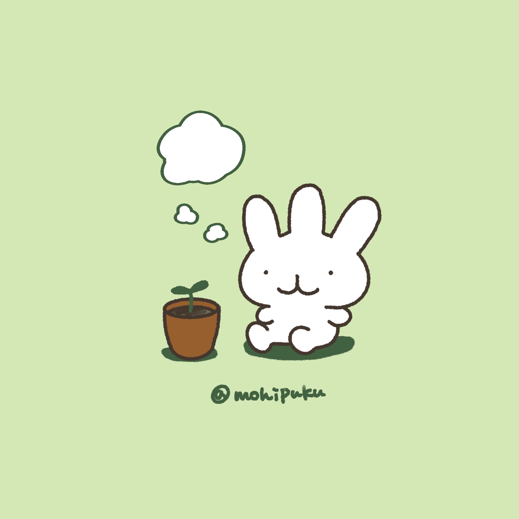 ぷくしゅん 観葉植物みたいなインテリアにこっそり隠れるぷくしゅんが家にいたら かわいいのではないかと考えています 作者が ᐢ ᐢ ᐢ 焼きおにぎりのことを考えています ぷくしゅん イラスト Illust Illustration オリジナル キャラクター