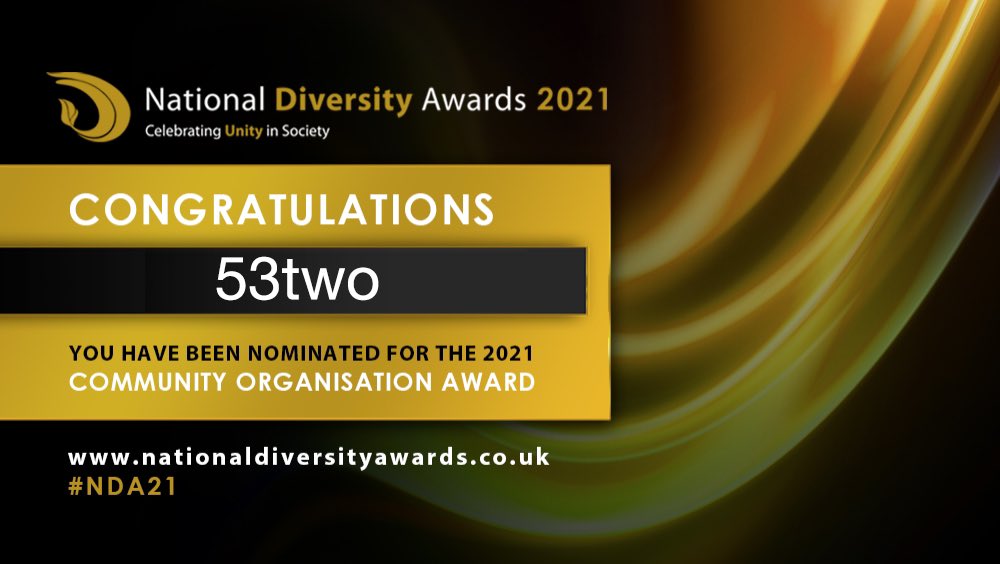 WE NEED YOUR VOTE! We’ve been nom’d for a National Diversity Award (@ndawards) in the Community Org section! We’re over the moon & we’d love to make the shortlist. YOU CAN HELP! Drop us a vote/nom & read more about us & it here ➡️ us5.campaign-archive.com/?u=59f80ffa8ae… #Manchester #MCR 💜💙#RT