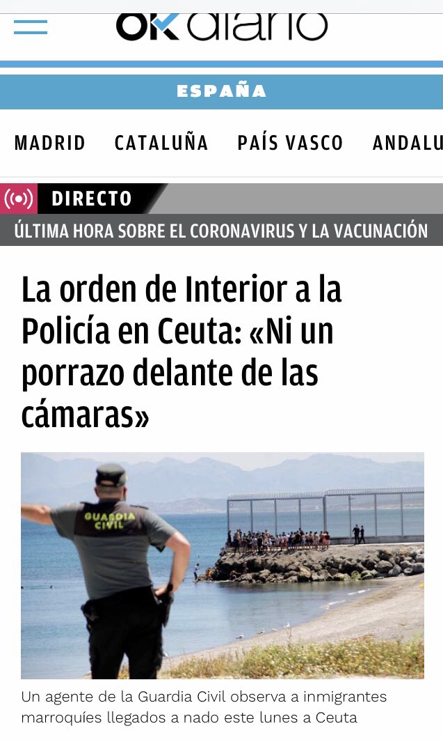 Biba4343's tweet image. Orden de Marlaskón a los policías” ni un porrazo delante de las cámaras “.

Si es a un español Si? 🤬
Maldito Hdp. 

#GobiernoDimision