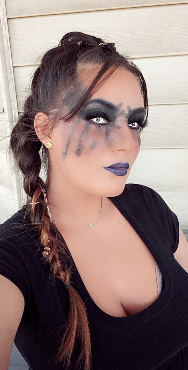 KrestonDempsey's tweet photo. @GlamGothBeauty So ironic. I just did a dark queen/viking look yesterday https://t.co/xicu6QejQY