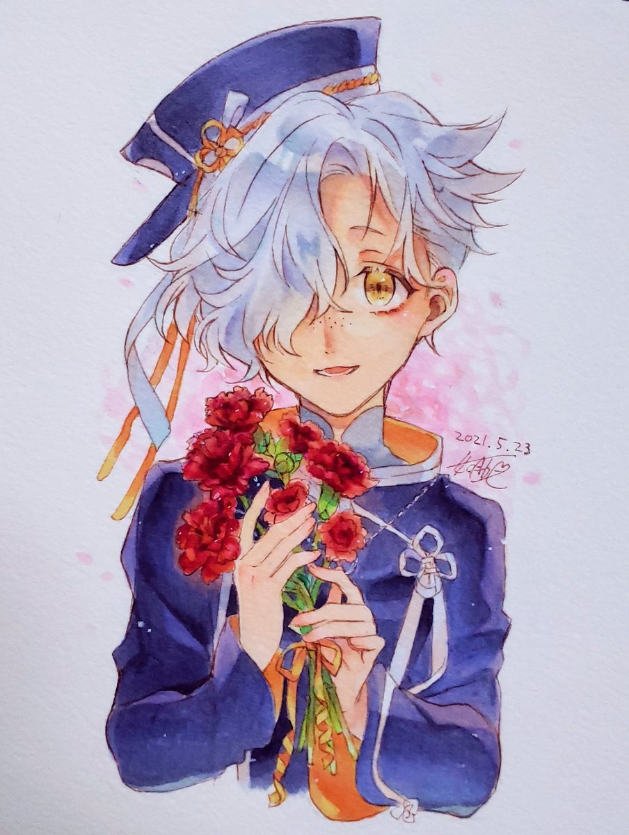 コピックで五虎退ちゃん 五日 のイラスト