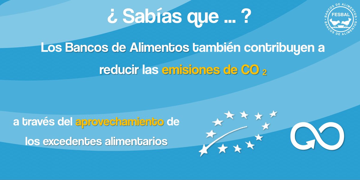 bancoalimadrid's tweet photo. Los Bancos de Alimentos también contribuyen a reducir las emisiones de CO2 a través del aprovechamiento de los excedentes alimentarios
@fesbal_org #Alimentosparatodos #FBAM #ODS13 #DesperdicioCero https://t.co/K5XWWSJrUl