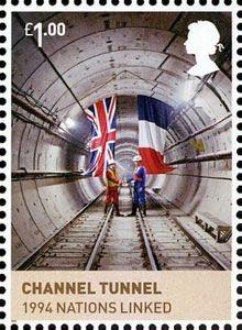 May 06, 1994 - English Channel tunnel opens.  #stamps #philately #worldwide