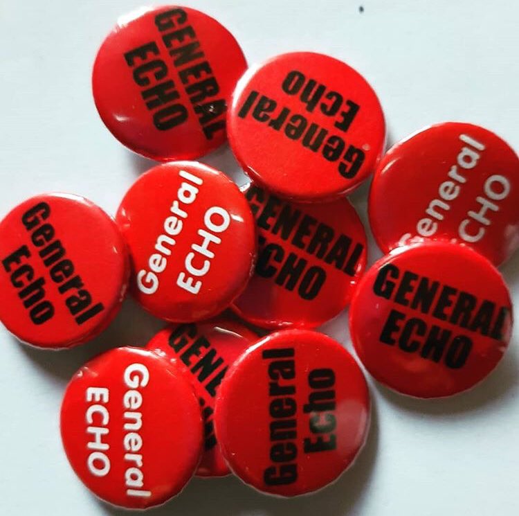 If you come to <a href="/stowtradeshall/">Walthamstow Trades Hall</a> this Friday to listen to reggae 45s then you might even get lucky enough to walk away with one of our sought after General Echo badges, this is what all the smart dub fans are sporting on their lapel this summer!