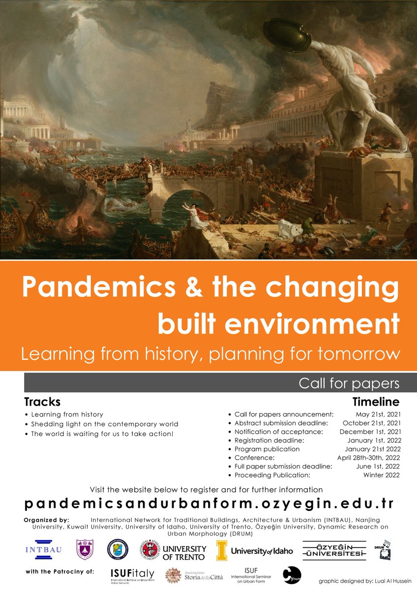 First International blended conference, on Pandemics and Urban Form, PUF2022, April 28th-30th 2022, Istanbul, Turkey
Pandemics and the changing built environment 
pandemicsandurbanform.ozyegin.edu.tr

<a href="/ozyeginuni/">Özyeğin Üniversitesi</a> 
@Ozu_TTO
<a href="/OzUFAD/">Özyeğin FAD</a>
<a href="/OzUCAD/">OZUCAD</a>
<a href="/turguth1/">hulya turgut</a>
<a href="/husnuozyegin/">husnu ozyegin</a>
<a href="/GreenOzyegin/">Sustainable Özyeğin</a>
<a href="/OzUCycling/">OzU Cycling Club</a>