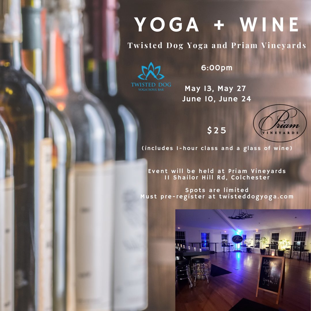 twisteddogyoga's tweet photo. Unwind. Release. Learn. Pre-register for tonight's event: https://t.co/jaI717GI9R [Campaign URL] https://t.co/wMKP6gXbiu