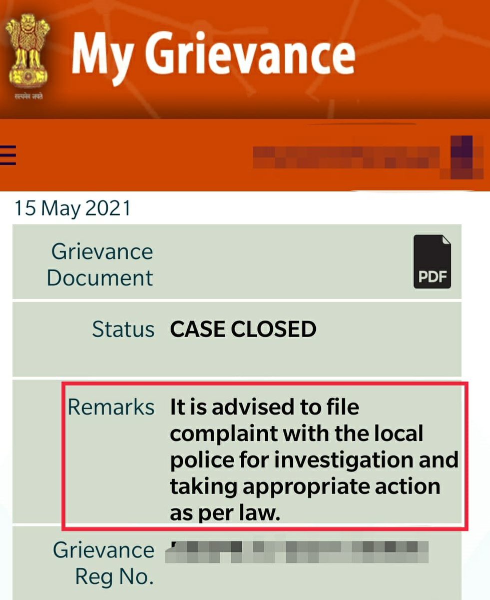 #Update
-P1:RA's personal fundraising crossed 1.46Cr
-P2&amp;3:consultation with FCRA laws expert. A clear case of violation.
-P4:My DARPG(GoI) complaint disposed of citing "contact local cops" which is Mum! Would be grt If someone can pick the matter locally.
x.com/parixit111/sta…