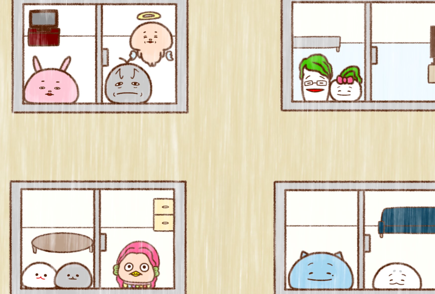 みじめちゃんと恨みちゃん Lineスタンプ販売中 それぞれの梅雨 Line Lineスタンプ イラスト 創活 芸術の輪 アトリエの系譜3 ことわざ 名言 絵描きさんと繋がりたい 雨 梅雨 梅雨の創作クラスタフォロー祭り クリエイターズスタンプ 家族