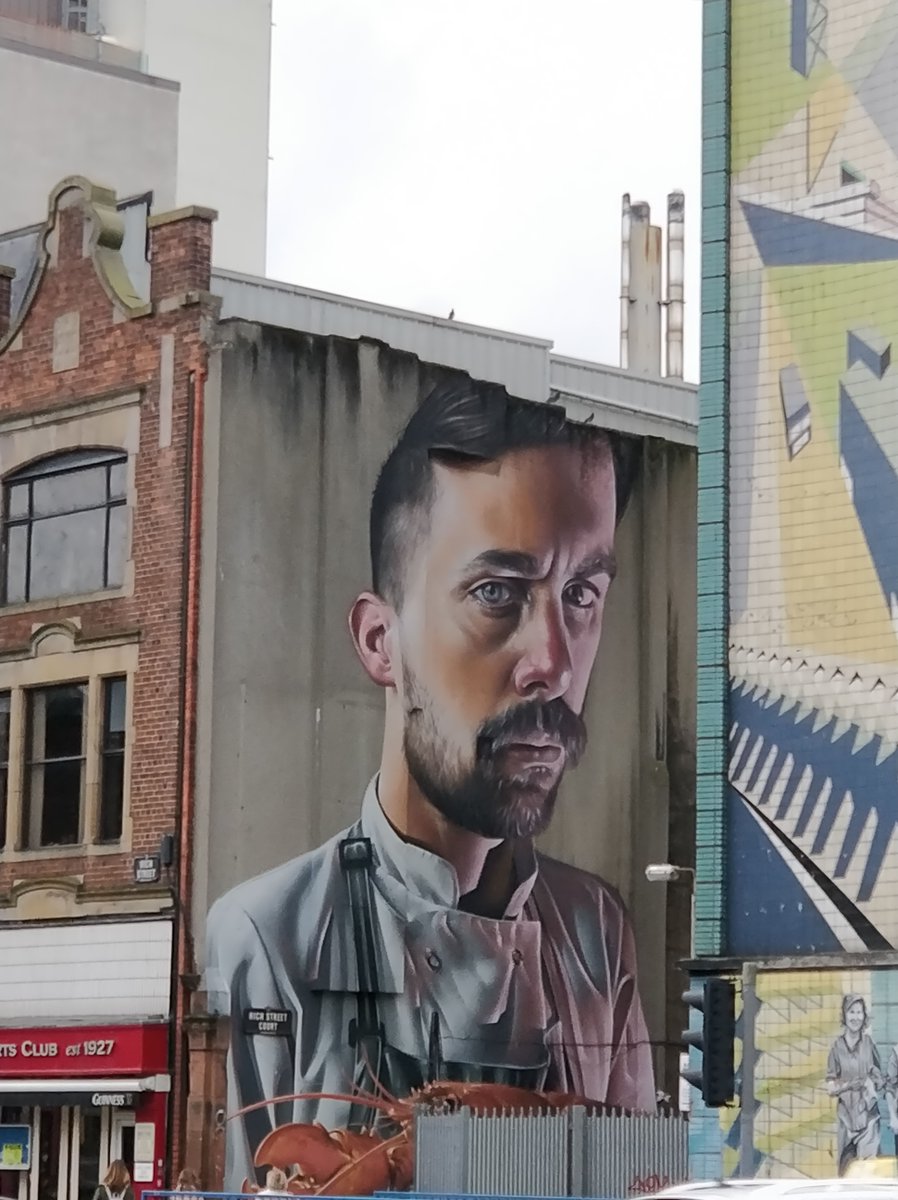 Lovely street #art #wall I spotted at #Belfast 2 years ago! 
Look at that depth and the intensity of his gaze.. 

#travel #memory #belfastart #BelfastArtist #grafitti #grafittiart #grafittiwall  #streetart #streetarteverywhere #streetartistry #streetartist #streetartphotography