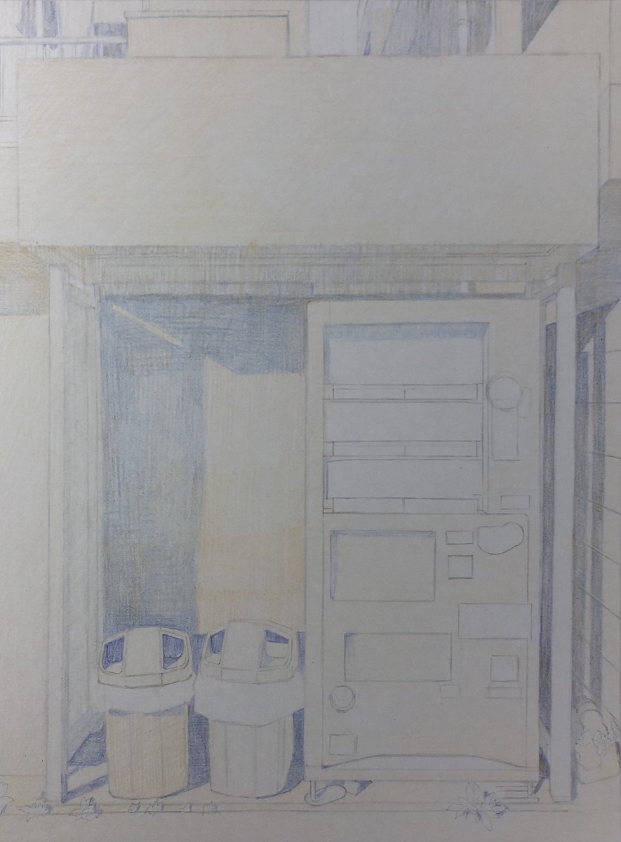 Lichtリヒト على تويتر お久しぶりです 少し描き方が変わったかもしれません また 今日から完成までよろしくお願いします 色鉛筆画 風景画