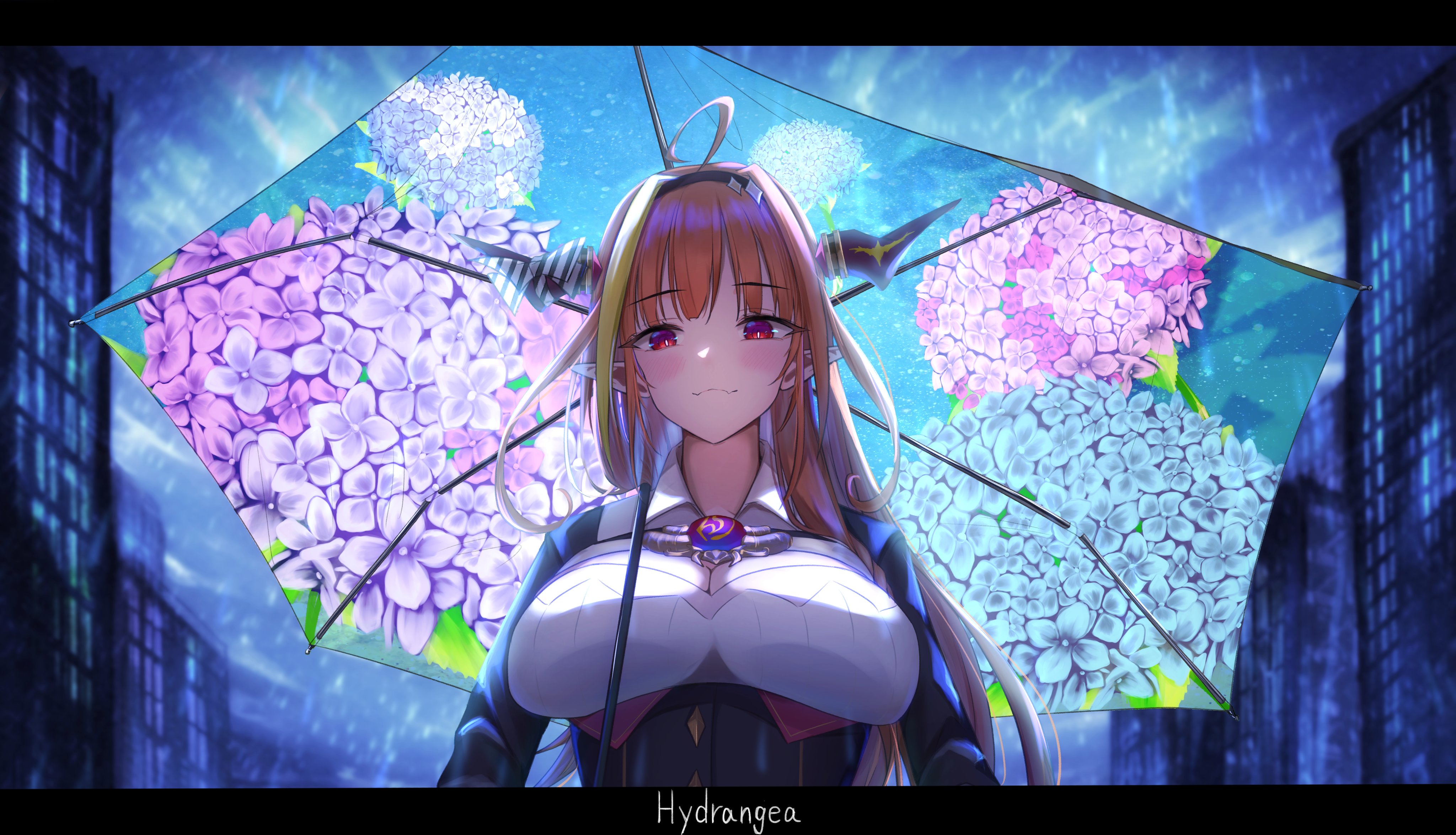 空下峠 梅雨に咲く花 桐生ココ みかじ絵 T Co Zdqjsxtu6r Twitter