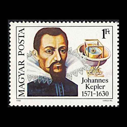 May 15, 1618 - Johannes Kepler discovers his harmonics law. Planets closer to the sun travel faster...  #stamps #philately #worldwide
