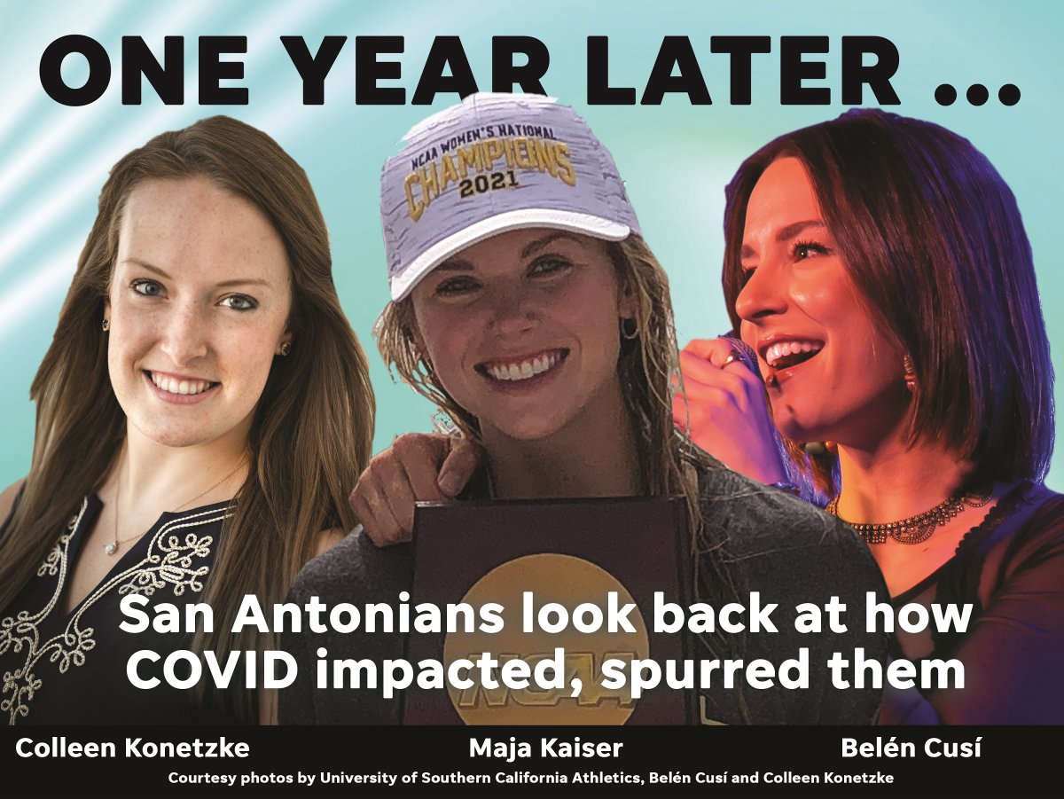 These San Antonio natives' lives, like many others, were impacted by the coronavirus pandemic. They reflect on how they've grown over the past year. terrencesports.com/for-san-antoni…

<a href="/BelenCusi/">Bella Cusi</a>
<a href="/colleenkonetzke/">Colleen Konetzke</a>
<a href="/Maja_Kaiser13/">Maja Clarke</a>
<a href="/kierstenbryantt/">kiersten bryant</a>
<a href="/Romy_Gonzalezz/">Romina</a>
<a href="/clayking8/">Clayton King</a>
<a href="/LeighHunterr/">hunt</a>