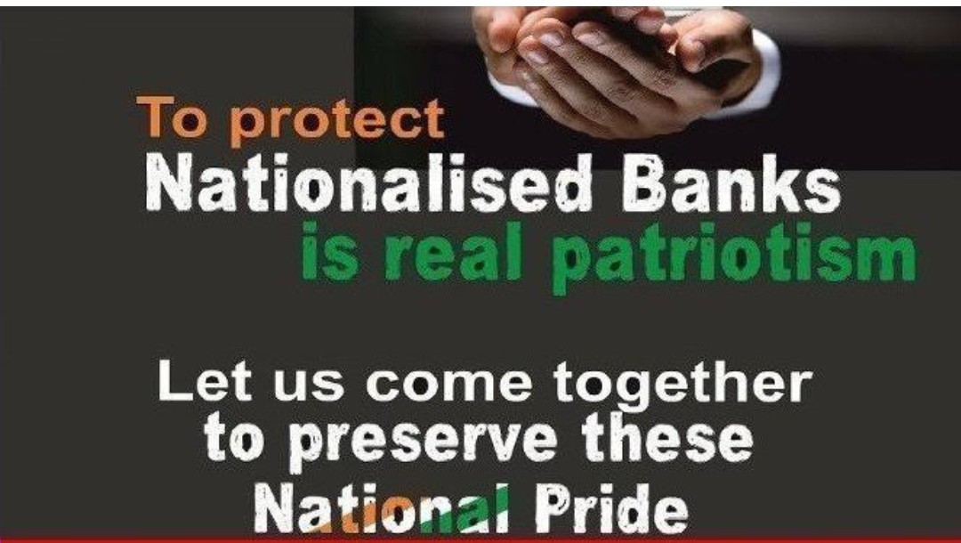 sanonias's tweet image. GOI is Privatising Profit &amp;amp; Nationalising Loss.

Selling PSBs to Crony Capitalist gravely Compromises India’s Financial Security. 

I Stand in Solidarity with the Bank Employees &amp;amp; Strongly Opposed #PMSales
@PMOIndia 
𝐈𝐟 𝐘𝐨𝐮 𝐀𝐫𝐞 𝐖𝐢𝐭𝐡 𝐔𝐬, 𝐏𝐥𝐞𝐚𝐬𝐞 𝐑𝐞𝐭𝐰𝐞𝐞𝐭