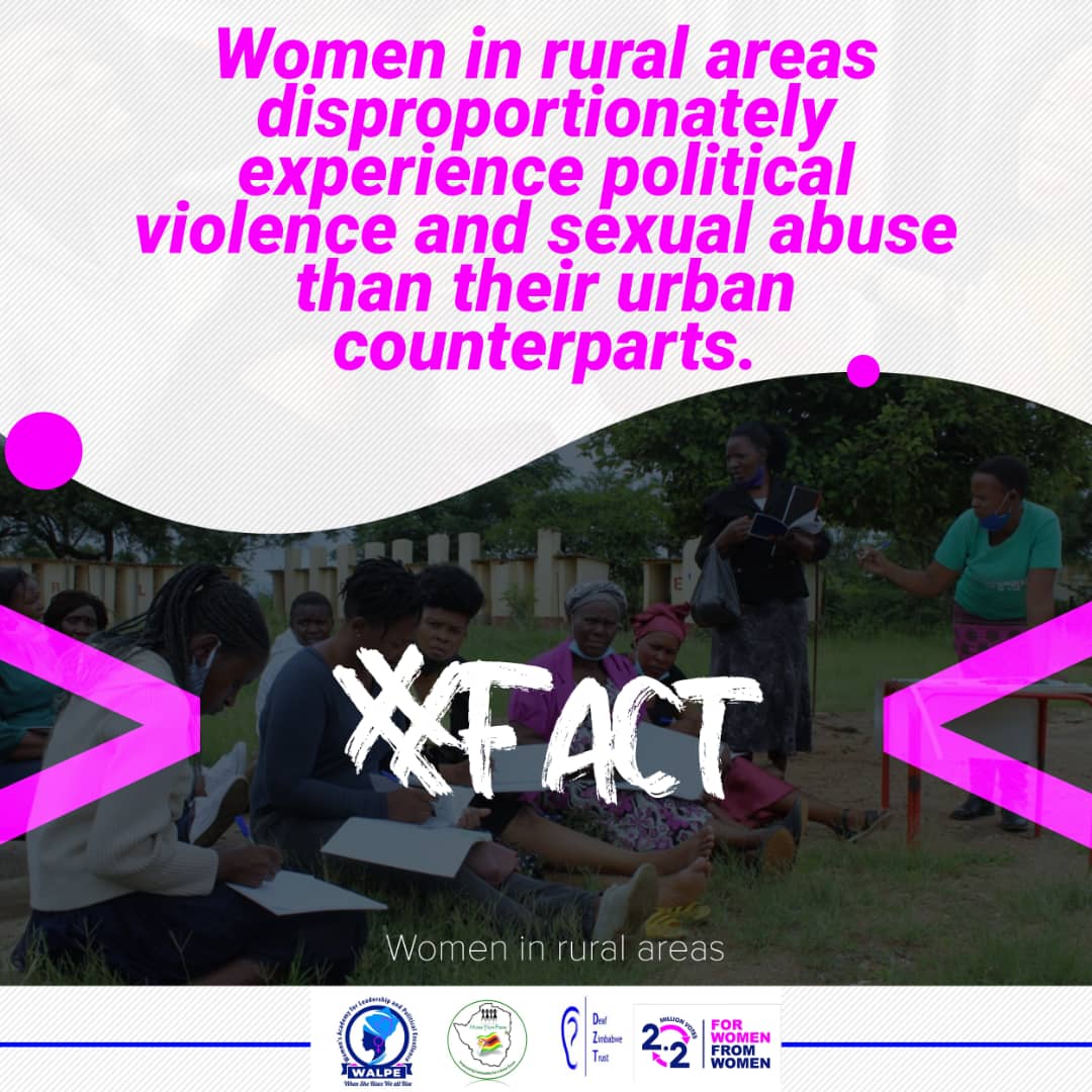 WalpeAcademy's tweet photo. #FACT
Women in rural areas disproportionately experience political violence and sexual abuse than their urban counterparts.
#MeToo
#LetHerLead
#SexualHarassmentBillNow https://t.co/l9kEDAb6Iy