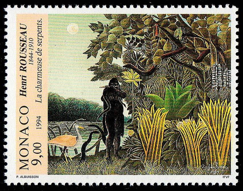 May 21, 1844 - Birth of Henri Rousseau, French painter.  #stamps #philately #worldwide
