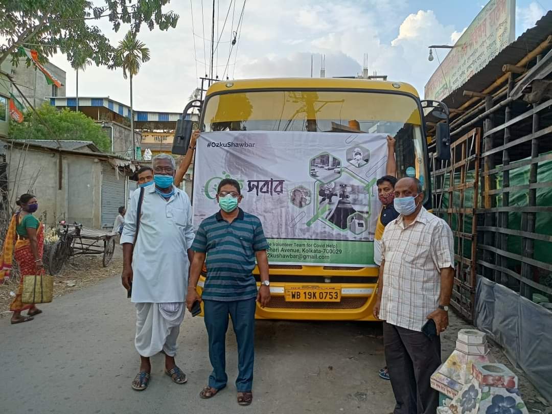 srijitspeaketh's tweet photo. #O2kuShawbar continues its work in Raidighi, South 24 Parganas with its Mobile Safe Home. https://t.co/ssKL6ITHmn