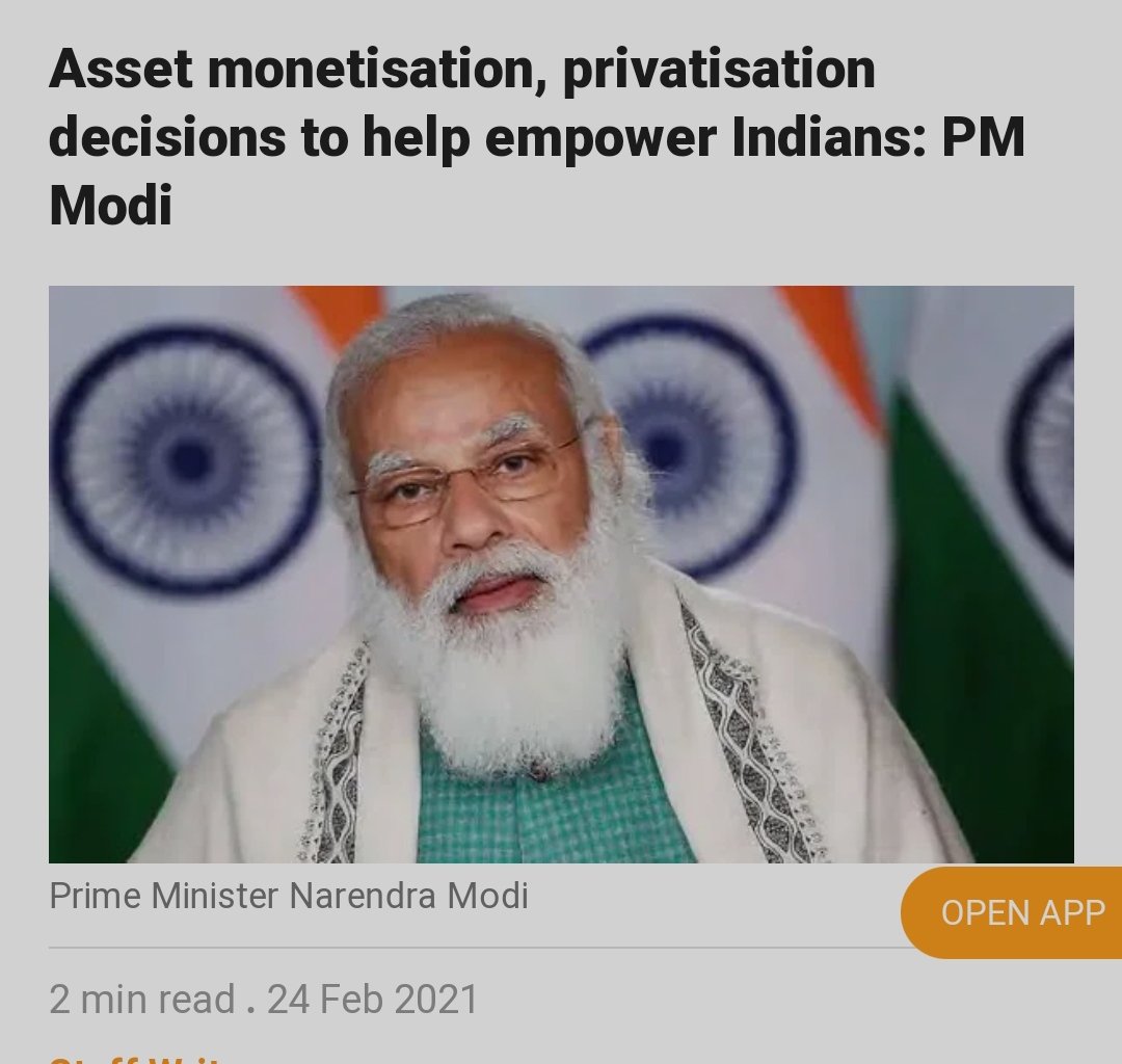 kritigya_mani's tweet photo. एक तरफ BPCL, IOC और सभी PSU'S देश सेवा मे लगे है ! 
दूसरी तरफ #PMSales मे उन सभी को बेच रहे है! 
तीसरी तरफ उनकी देश सेवा का  Credit भी ले रहे है! 
Hypocrisy की भी सीमा होती! 
@ndtvindia @INCIndia
@sheshnojha @HansrajMeena @idesibanda https://t.co/wfxzeh3ofN