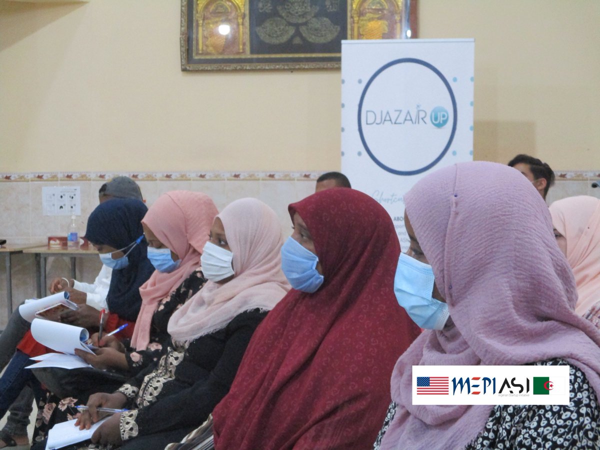 DjazairUP's tweet photo. As part of the DjazairUP program, a business plan training was organized for the benefit of project leaders. 
The training was provided by Mrs. Basma HAMROUNI.
@USMEPI #ASI #DjazairUP https://t.co/Z47tTDTA3y