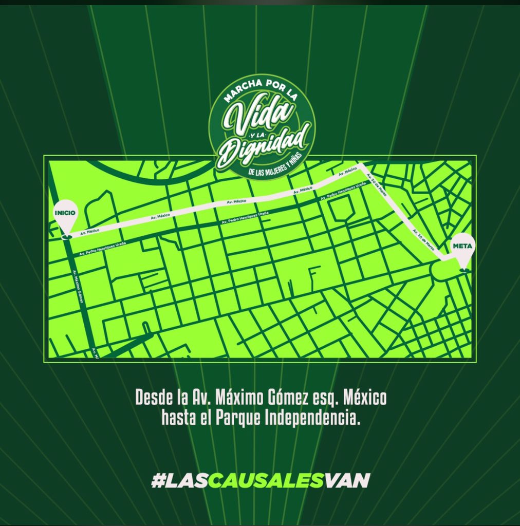 La ruta de hoy #23M es esta... 👒💚🧤