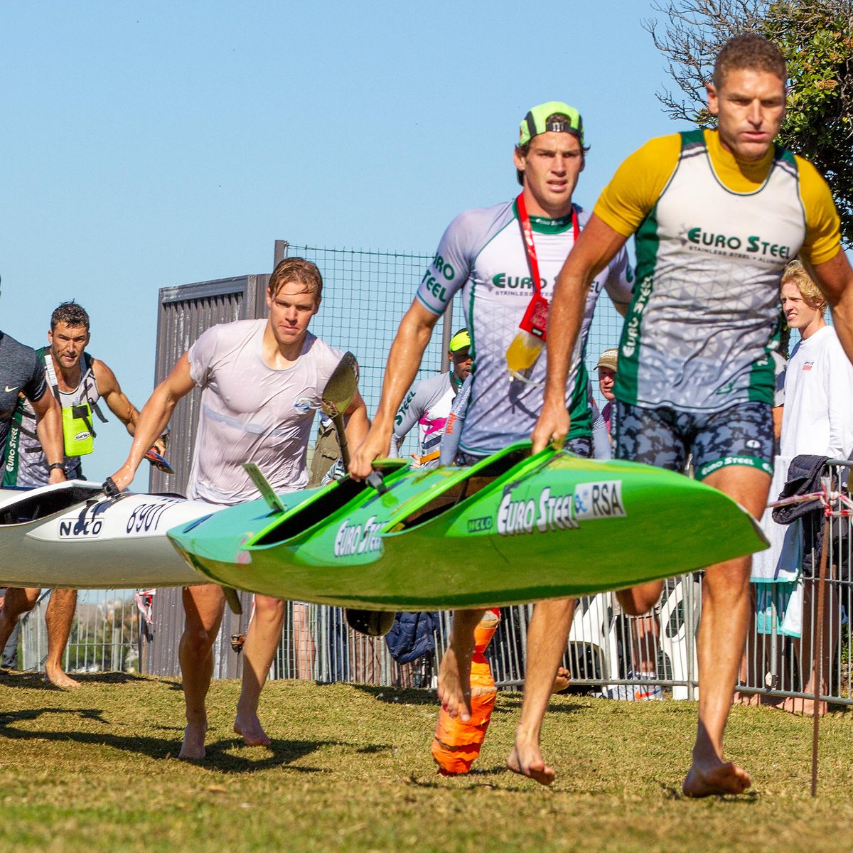 CanoeingSA's tweet photo. McGregor and Lovemore grabs senior K2 gold as Lovemore makes it three golds in-a-row. Nisbet and Hockloy retain their national K2 title - read all the details here : https://t.co/3g473qwekX
Pics : John Hishin/CT Sport Photography https://t.co/kFcRyedoc5
