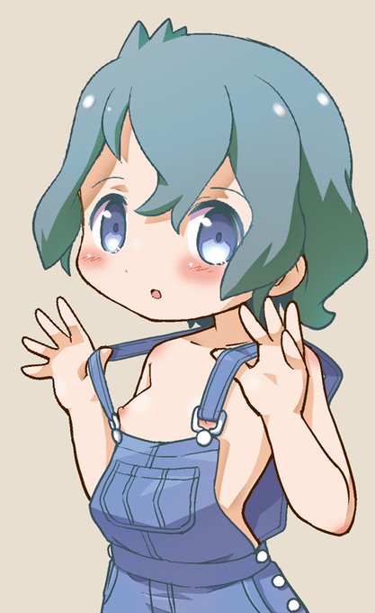 裸オーバーオールかばんちゃん 