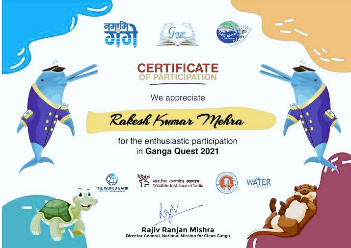 Rakeshkm9785's tweet photo. हौसले बुलंद कर रास्तों पे चल दे, तुझे तेरा मुकाम मिल जायेगा, बढ़ कर अकेला तू पहल कर देखकर तुझको, काफिला खुद बन जायेगा #gangaquest2021
#Nmamigange
#Gangaquiz2021
#certificates
#Savewater_SaveGanga
@Nyksindia https://t.co/UQVTUnUQYF