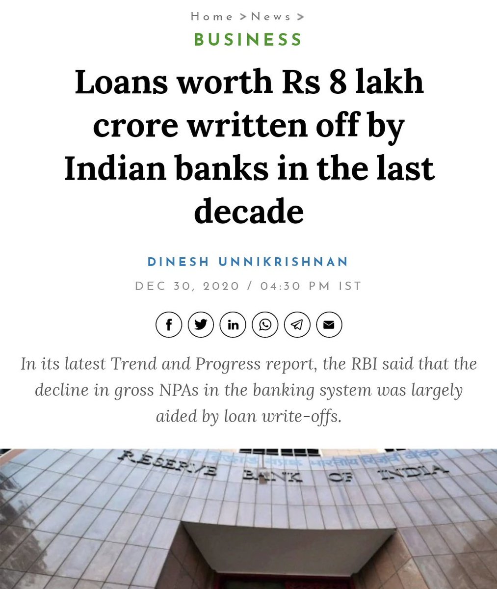 idesibanda's tweet image. Insolvency &amp;amp; Bankruptcy Code is for Corporates or Banks? #PMSales