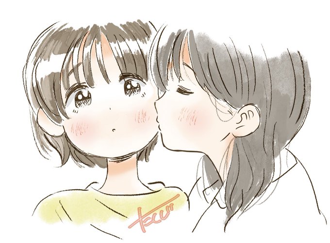 キス顔のtwitterイラスト検索結果 古い順