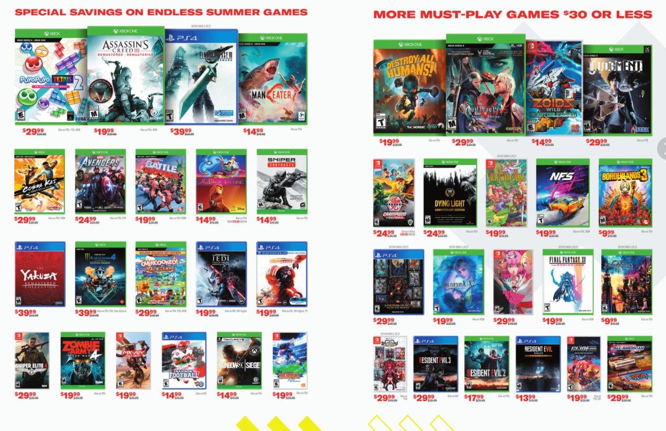 Wario64 on Twitter "GameStop Memorial Day Sale is live https//t.co
