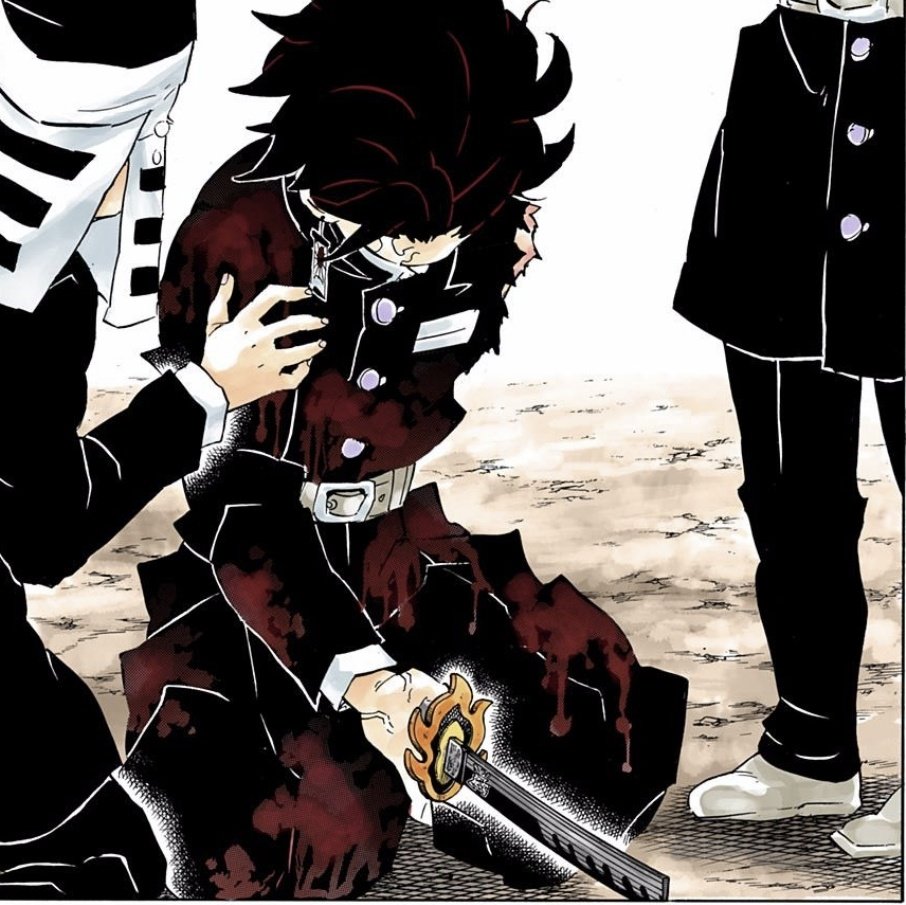 Starr Friendly Reminder That Tanjiro Died In The Exact Same Position As Rengoku Holding The Sword That Had Rengoku S Hilt T Co Eeakaoun Twitter