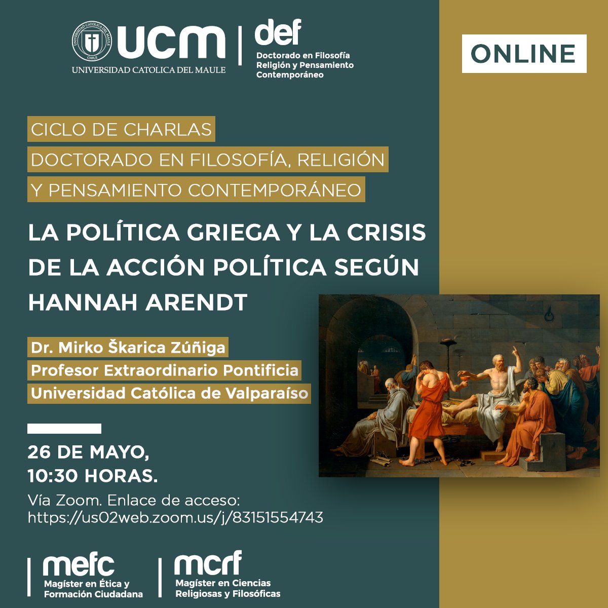 Cs. Religiosas y Filosóficas UCM tweet media