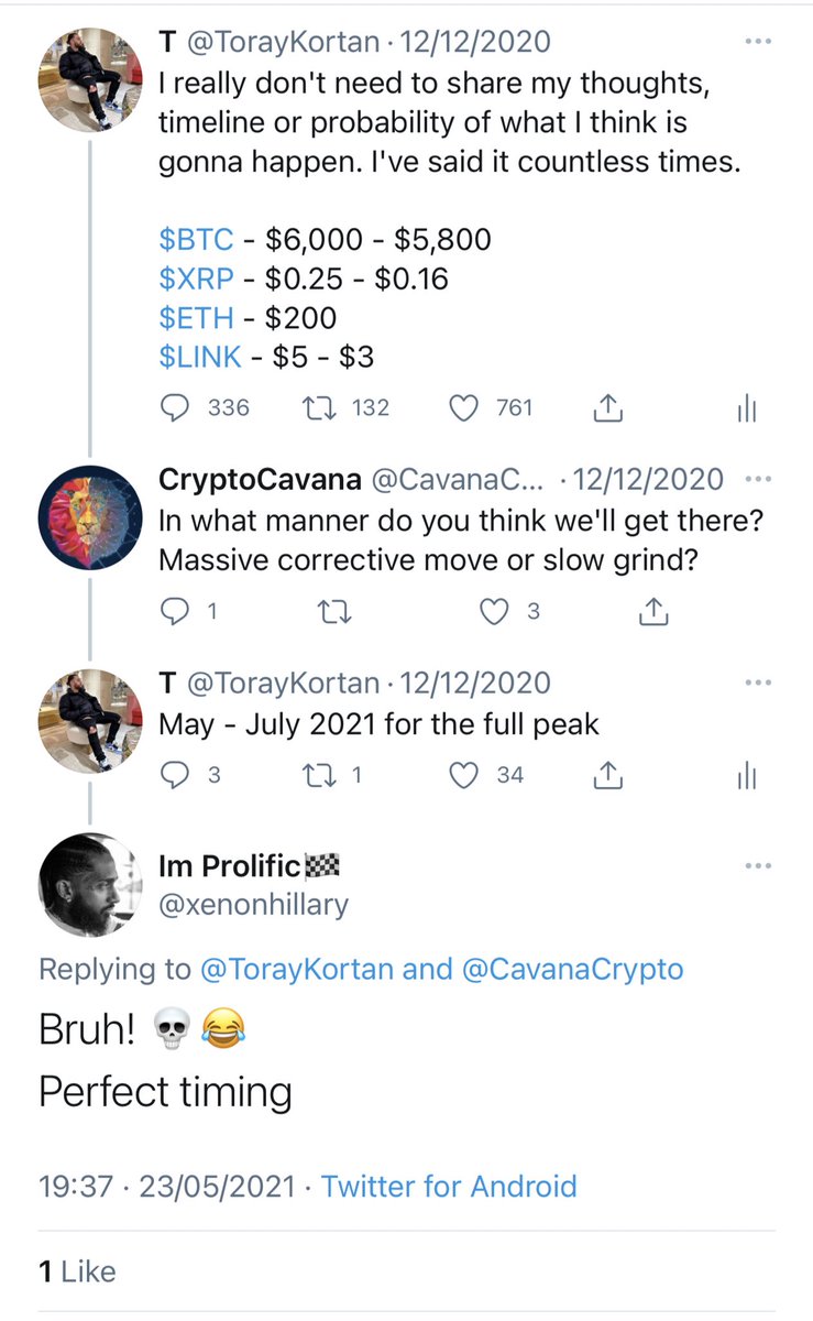 TorayKortan's tweet photo. December 12th 2020.

I even gave a timeline. 

Everyone focused on the present. https://t.co/YmX6EflBnE